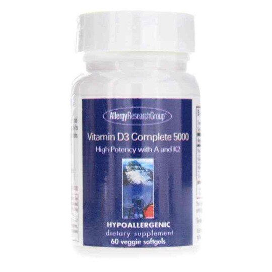 Vitamin D3 Complete 5000 IU Softgels, ARG